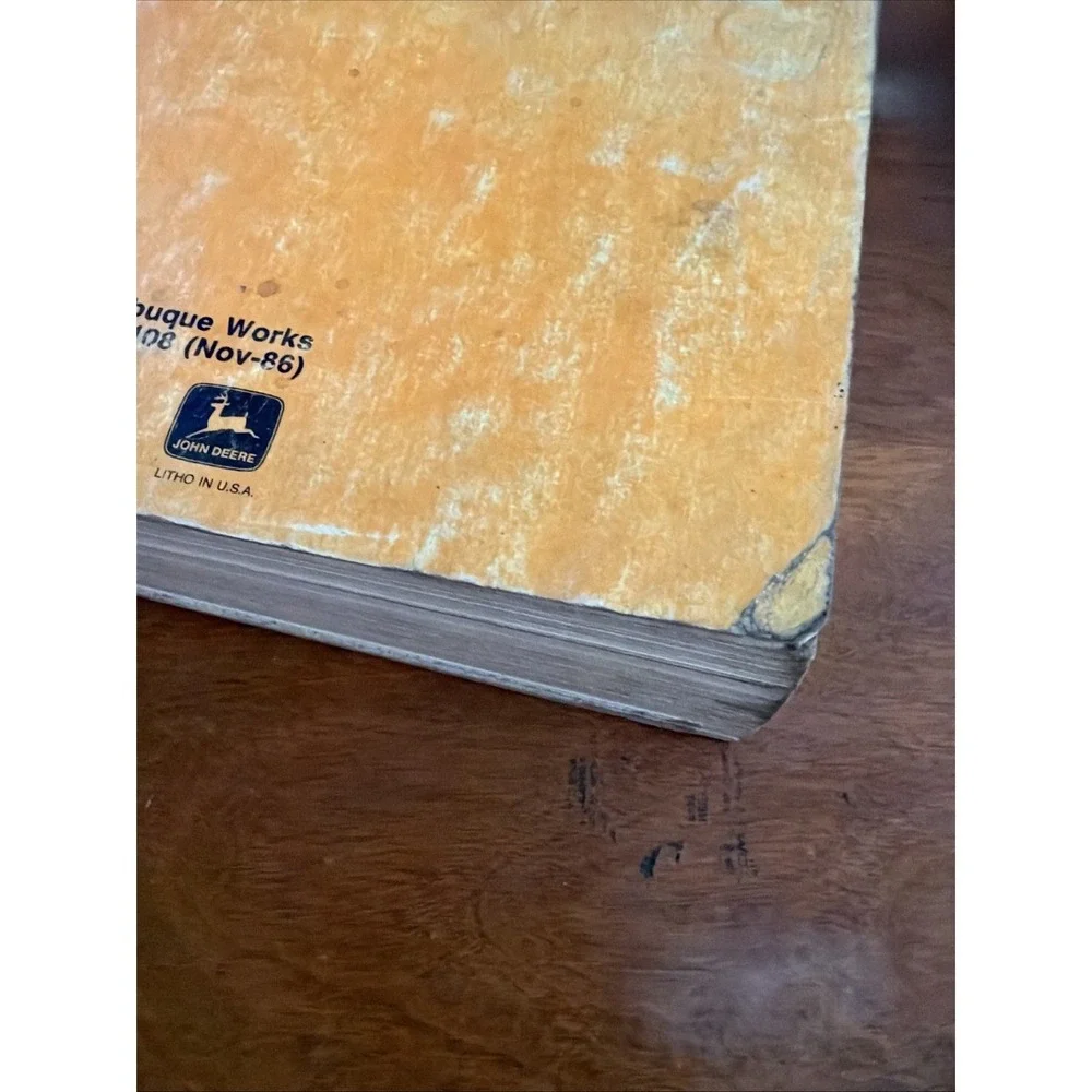 John Deere JD 550 TECHNICAL SERVICE SHOP REPAIR MANUAL CRAWLER BULLDOZER TM-1108